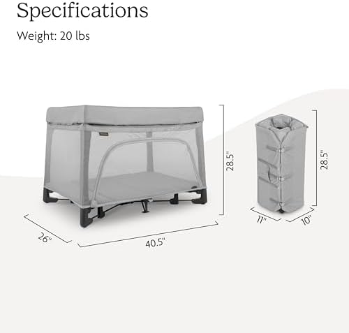 UPPAbaby Remi 3-in-1 Portable Playard, Bassinet & Travel Crib - Stella - Image 6