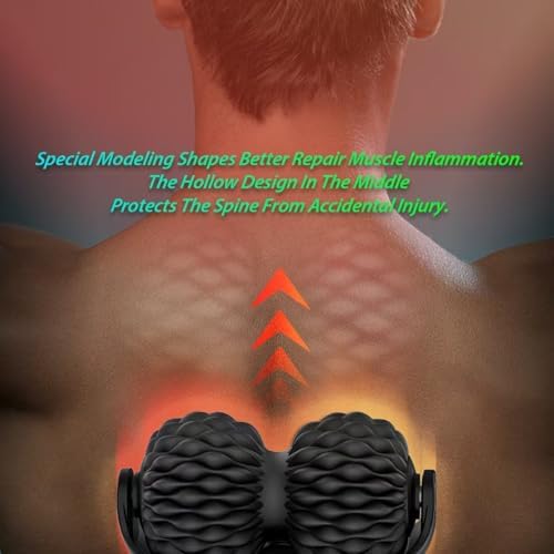 Roller Massage Ball Set for Myofascial Release,Muscles Deep Tissue Massage,Lymphatic Drainage,Wall Mountable Suction Cup for Trigger Point Therapy,Reduce Back Pain and Every Part of The Body - Image 3