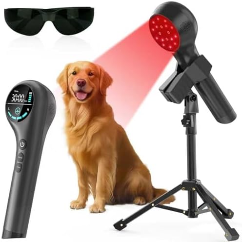 Red Light Therapy Device, 660/808nm Handheld Infrared Light Wand with Stand by Unknown