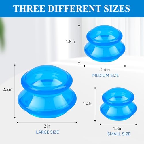 Silicone Cupping Therapy Sets (Set of 3), Cupping Kit for Massage Therapy - Image 5