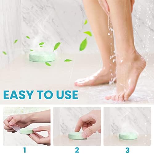 CalmNFiz Shower Steamers Aromatherapy Self Care Gifts 8 Pack Set, Green - Image 6