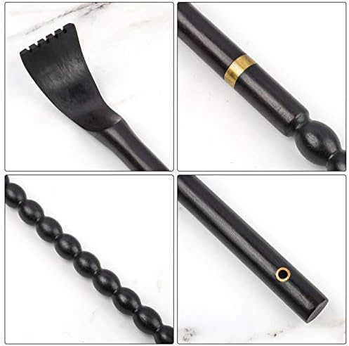 Tomorotec Traditional Back Scratcher Body Relaxation Massager Self-Therapeutic Tool Claw Shape fir Itching Relief, 17’’, Strong and Sturdy, Padauk Wood - Image 3