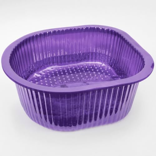 ForPro Universal Pedi Bath Liners - 50% THICKER - Fit Footsie Bath Plus Foot Bath, Disposable Pedicure Foot Tub Liners for Foot Spa Basins & Foot Bath Soaks, Purple, 50-Count by ForProProfessionalCollection