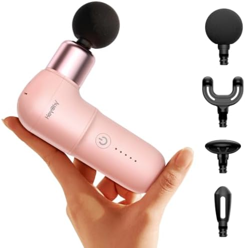 HEYCHY Mini Massage Gun, Deep Tissue Portable Percussion Muscle Massager by HeyChy