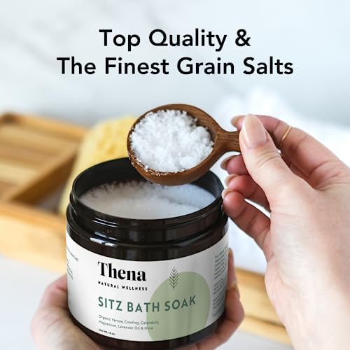 Thena Organic Sitz Bath Soak 2 Pack | Postpartum Essentials 100% Natural & Gentle with Pure Epsom and Dead Sea Salts Witch Hazel Lavender Essential Oil - Image 6