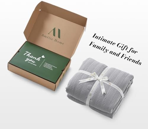 Waffle Cooling Comforter Blanket for Hot Sleepers, Queen Size, Cool Gray - Image 6