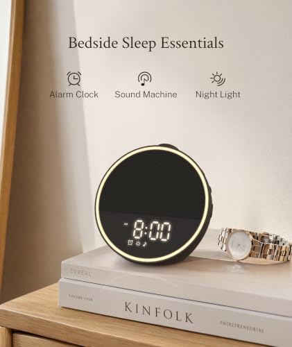 Sound Machine for Sleep, Alarm Clock, Night Light, Sleep Routine - Image 2