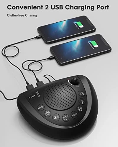 Mesqool Portable White Noise Machine with 24 Soothing Sounds for Sleep - Image 5