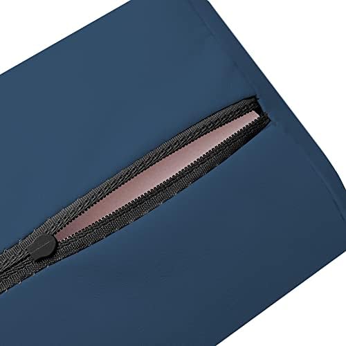 Saloniture Half Round Neck Massage Table Bolster Pillow Pad - 13 x 6 x 3 Inch - Blue - Image 4