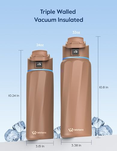 WaterH BOOST Smart Water Bottle Tracker with Reminder to Drink Water, 24oz - Image 5
