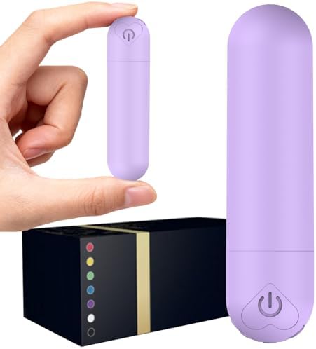 Mini Handheld Electric Back Massager Waterproof Quite Massager, Portable Massager for Back Neck Shoulder Body,Light Purple by Smmgqeee