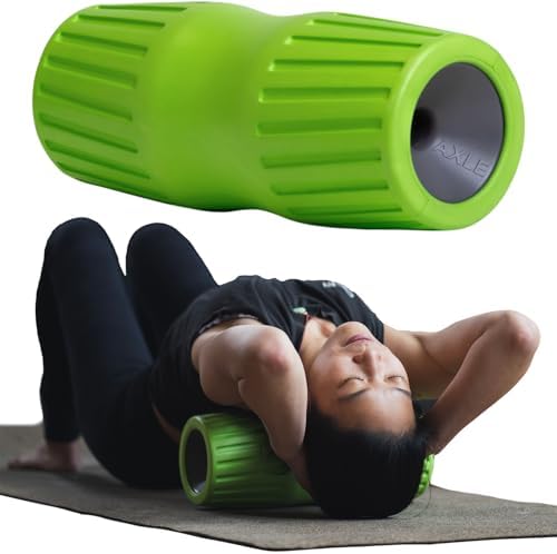 RAD Axle – Extra Firm High-Density Exercise Foam Roller – Deep Tissue Myofascial Release for Back, Hips, Legs & Shoulders – Muscle Recovery Tool for Stretching & Mobility by RAD