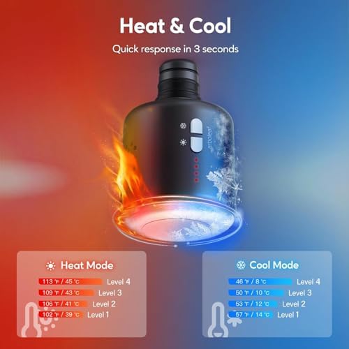 arboleaf Hot and Cold Massage Gun Deep Tissue, Percussion Muscle Massager - Image 2