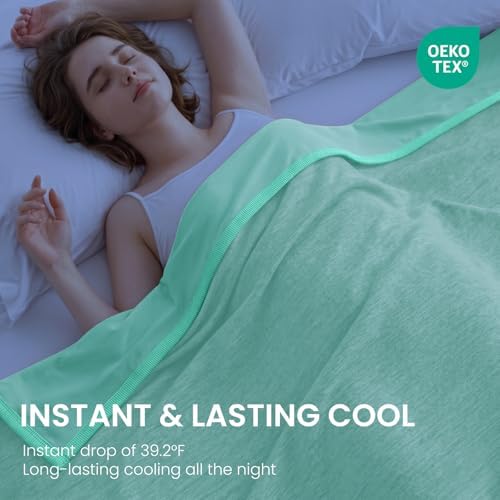 Topcee Cooling Blanket Throw 50"x70" for Hot Sleepers Summer Blanket - Image 2