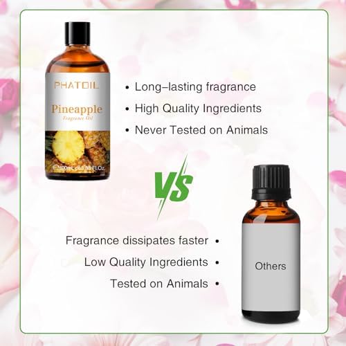 PHATOIL Pineapple Fragrance Oil for Diffuser Aromatherapy 3.38FL.OZ - Image 4