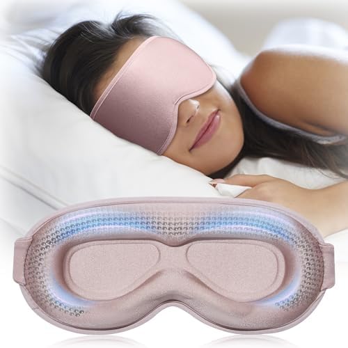 FACEMOON 3D Blackout Weighted Sleep Mask for Women, Nurse Essentials, Pink by FACEMOON