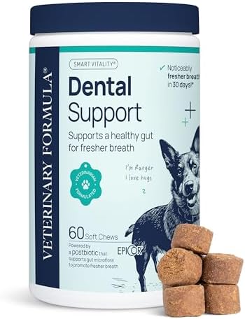 Veterinary Formula Smart Vitality Dental Support Dog Soft Chews, 60 Count by VeterinaryFormula