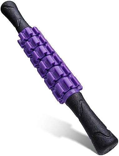 Muscle Roller Stick Massager for Leg & Body, Lymphatic Body Roller Liposuction Massager Stick Relief Sore Muscle Tightness for Athletes, Yoga, Physical Therapy Liposuction by funnyandadorableandamazing