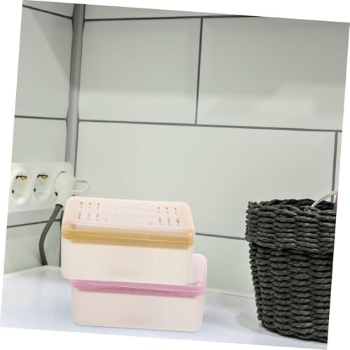 3pcs Soap Foaming Boxes with Rollers for Bathroom and Kitchen Countertop Multifunctional Soap Dispensers with Spring-Loaded Base and Rich in Yellow Blue Pink - Image 6