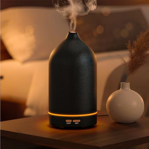 URPOWER 120mL Ceramic Essential Oil Diffuser Quiet Diffusers for Home - Image 6