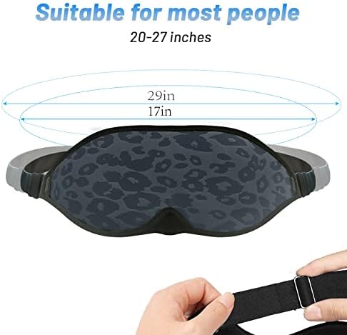 Fashion Soft Sleep Mask, 100% Blackout Eye Mask for Women (Leopard Print) - Image 2