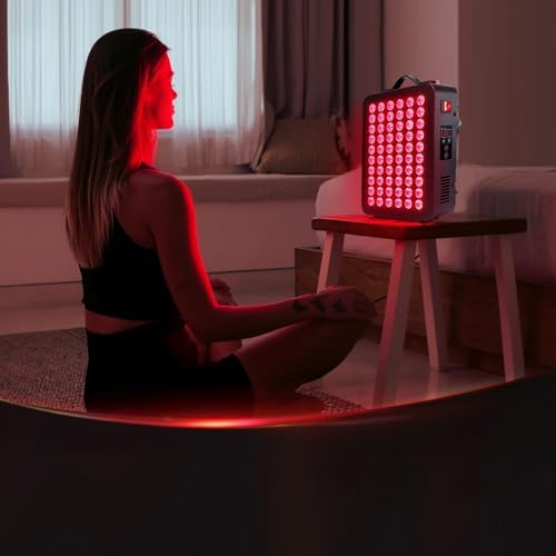 Red - Light - Therapy- Infrared Light 660nm 850nm High Power Panel Dual Chip Clinical Grade LED Device with LED Touch Screen 300W (Black) - Image 3