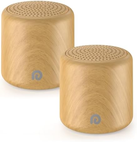 Dreamegg Portable Sound Machine - Travel Sound Machine for Sleep, Features Powerful Battery, Egg-Sized, 16 Soothing Sounds, Timer, Sound Machine for Baby Adults Office Privacy Home Gift, 2 Pack, Wood by Dreamegg