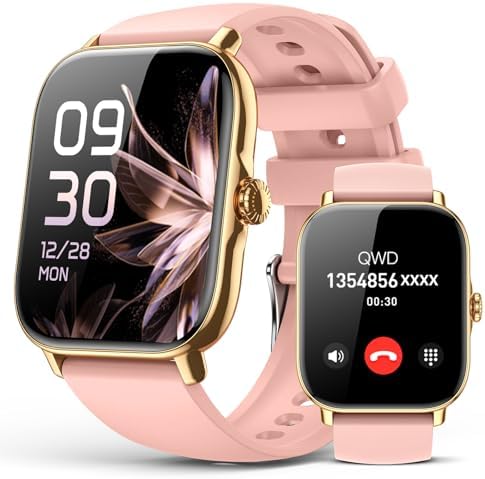 Smart Watch for Women Men- Answer/Make Call, 2025 IP68 Waterproof Fitness Step Sleep Tracker Watch with Monitor Activity Counter Smartwatch for Andriod iPhone iOS Samsung Compatible by PayBay