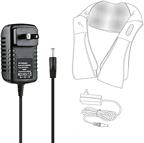 12V AC DC Power Supply Adapter Charger Compatible for Naipo Shiatsu Back and Neck Massager OCuddle C1 MGS 150DC Replacment Power Supply - Image 2