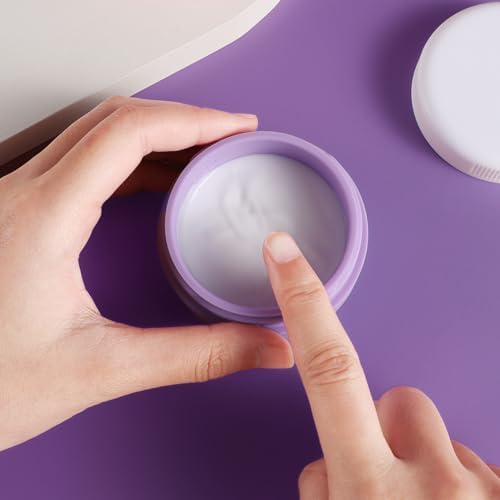 Kuangre Travel Containers for Toiletries, Silicone Cream Jars BPA-Free, Leak-proof 1.35oz Travel Size Containers, Portable Size Silicone Jars with Lid for Cosmetic Face Hand Body Cream (4 Pack) - Image 4