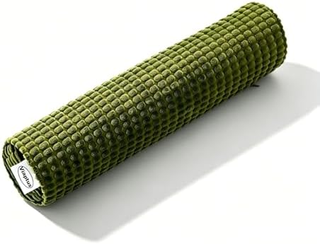 Cervical Pillow for Neck Pain, Memory Foam Neck Roll – Green by Viaptus