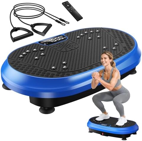 HVX Vibration Plate Exercise Machine 450 lbs Capacity Lymphatic Drainage by HVX