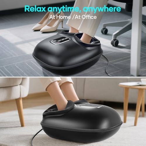 LUBBYGIM Foot Massager with Heat, Feet Massage with Shiatsu Deep Kneading - Image 5