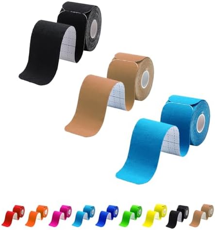 3 Pack Kinesiology Tape Precut, 60 Athletic Strips for Knee & Shoulder by MUSEFITR