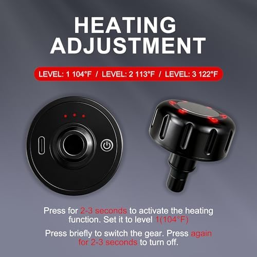 LEERCON Heating Head for Small Massage Gun - Image 3