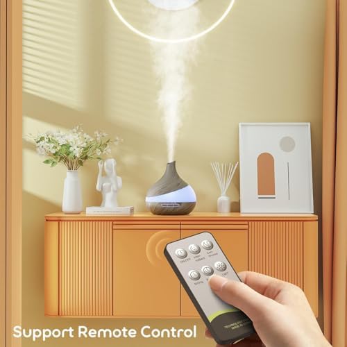 HJTHJT 500ML Essential Oil Diffuser for Home: 14 Color LED Humidifier - Image 3