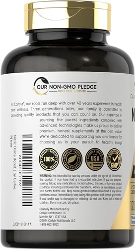 Carlyle Nitric Oxide Supplement 3000mg | 120 Capsules - Image 3
