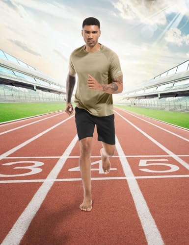 Boyzn 1, 3, 5 or 7 Pack Men's Workout Running Shirts, Dry Fit Moisture Wicking T-Shirt, Gym Athletic Short Sleeve Tee Shirts - Image 3