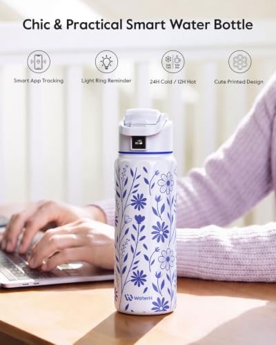 WaterH BOOST Smart Water Bottle Tracker with Reminder to Drink Water, 32oz - Image 6