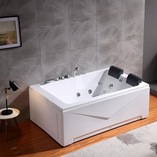 Empava Whirlpool Bathtub 71 Inch, 2 Person Jetted Tub - Image 4