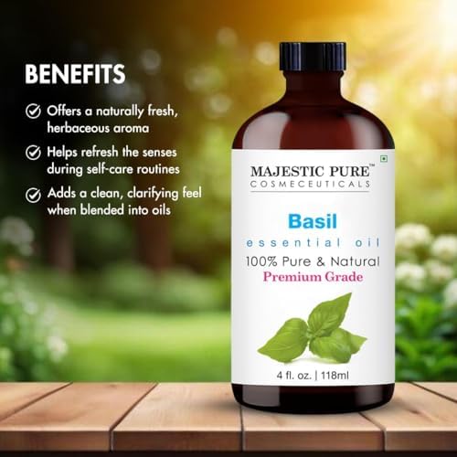Majestic Pure Basil Essential Oil for Diffuser - 4 Fl Oz - Image 6