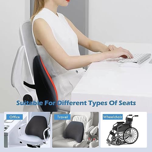 Super Cozy Lumbar Support Pillow for Car/Office Chair, 100% Memory Foam - Image 6