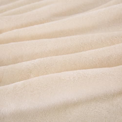 TASTHROW Creamwhite Throw Blanket 60x80 Inches - Image 6