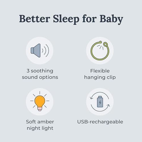 Yogasleep Hushh Portable White Noise Sound Machine for Baby, 3 Soothing Natural Sounds with Volume Control, Compact Size, Noise Canceling for Sleep Aid, Office Privacy, & Meditation, Registry Gift - Image 2
