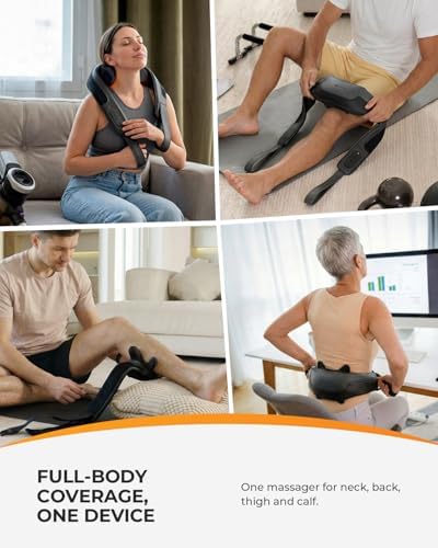 CooCoCo HSA Approved Cordless Neck Massager with Heat & Remote - Image 5