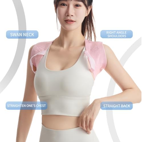 Back Brace Posture Corrector for Women - Kyphosis Relief, Spine Support Brace, Upper Back & Shoulder Alignment, Comfortable & Breathable, Easy to Use - Image 2