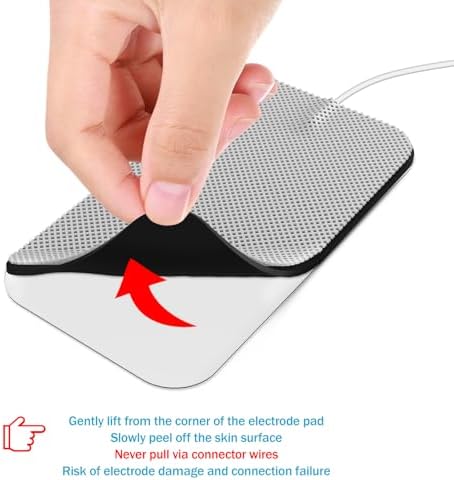 40PCS TENS Unit Replacement Pads, Electrode Pads with Self-Stick Performance and Non-Irritating, Compatible with TENS Use 2mm Pin Connector Such as AUVON TENS, TENS 7000, Etekcity, Nicwell Care Tens - Image 5