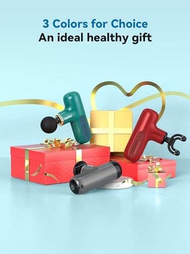 HEYCHY Super Mini Massage Gun, Percussion Deep Tissues Muscle Massager, Compact Sports Travel Massage Gun, Portable Handheld Massager for Home, Gym, Office, Outdoors - Image 6