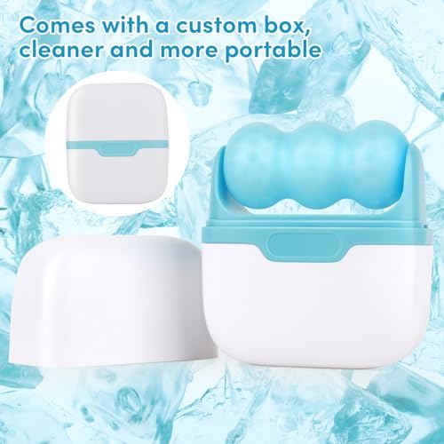 Fronnor Ice Roller for Face,Eyes,Cooling to Tighten Brighten Complexion,Soothing Skin Care Tool,Massager Under Eye Puffiness,Gift for Women - Image 4