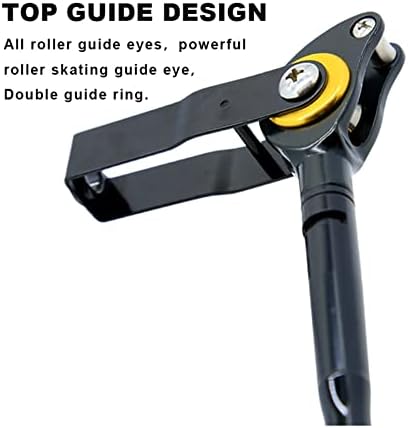Deep Sea Fishing Rod, Heavy Duty Bent Butt Trolling Rod with Roller Guides,Conventional Fishing Rod - Image 2